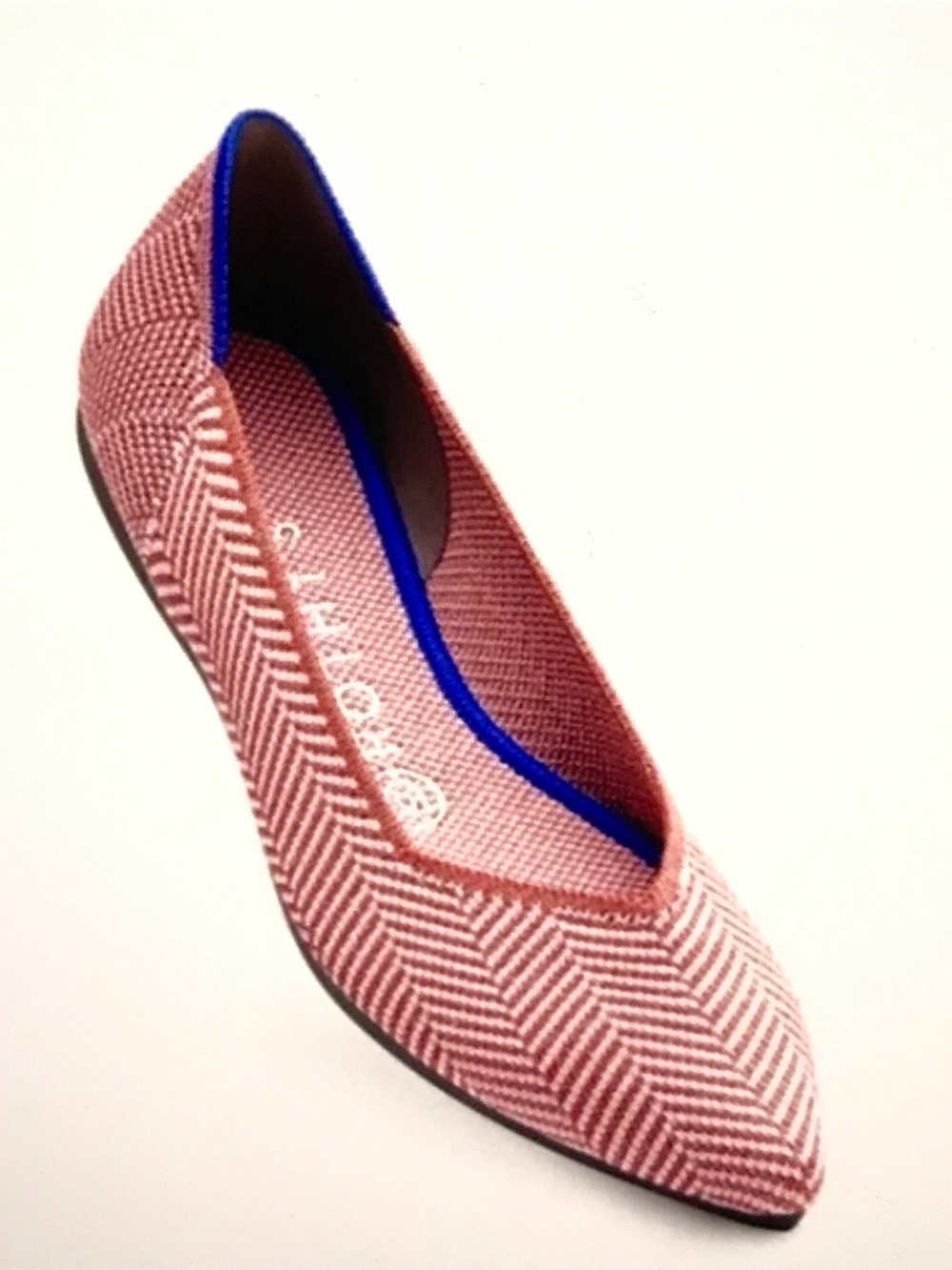 ROTHY’S The Point Amber Metallic Herringbone Women’s Size 10